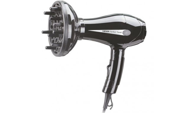 Haeger HD-750.010B Perfect Travel Hair Dryer with folding handle 750W