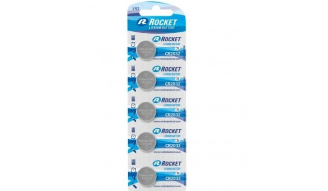 Rocket CR2032-5BB BLISTER PACK 5PCS.