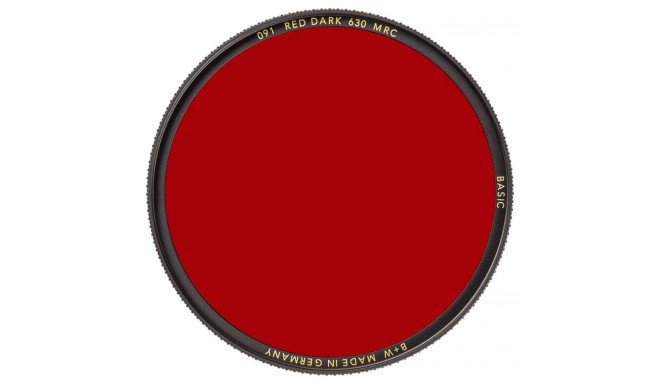 B+W Filter 49mm Red Dark MRC Basic