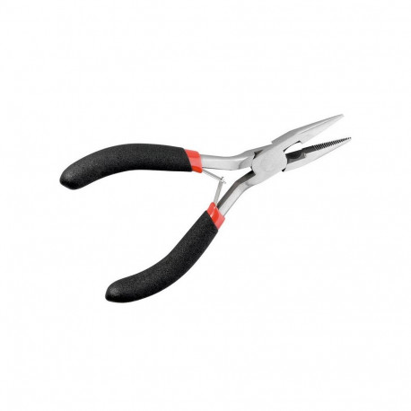 fixPOINT Long nose plier 125mmwith corrugated nose (2.5 cm)