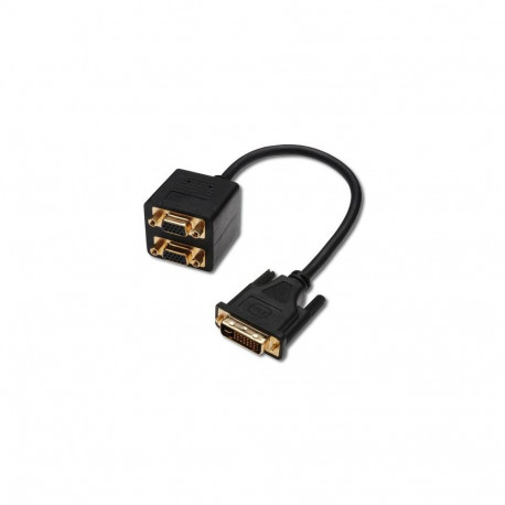 PremiumCord Adapter DVI-I (24+5) male => 2x VGA DB15HD female