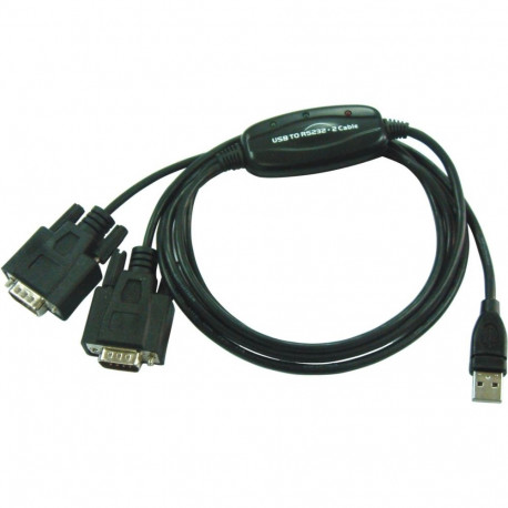 PremiumCord USB - 2x RS 232 adapter