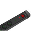 SURGE PROTECTOR LANBERG SP1 5M 5X FRENCH OUTLETS BLACK