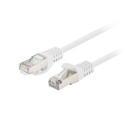 PATCHCORD CAT.6 FTP 2M WHITE FLUKE PASSED LANBERG 10-PACK