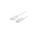 PATCHCORD CAT.5E UTP 3M WHITE FLUKE PASSED LANBERG 10-PACK
