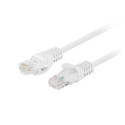 PATCHCORD CAT.5E UTP 3M WHITE FLUKE PASSED LANBERG 10-PACK