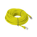 PATCHCORD CAT.5E UTP 20M YELLOW FLUKE PASSED LANBERG