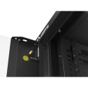RACK CABINET 19" WALL-MOUNTED 4U/600 WITH GLASS DOOR BLACK LANBERG (ASSEMBLED)