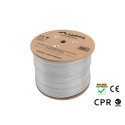 LAN CABLE CAT.6A UFTP 305M SOLID CU LSZH GREY CPR + FLUKE PASSED LANBERG