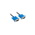 VGA M/M CABLE 3M DUAL-SHIELDED FERRITE CORE BLACK LANBERG VGA M/M CABLE 3M DUAL-SHIELDED FERRITE CORE BLACK LANBERG
