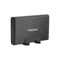 EXTERNAL HDD/SSD ENCLOSURE NATEC RHINO SATA 3.5" USB 3.0 ALUMINUM BLACK
