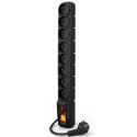 SURGE PROTECTOR ACAR S8 3M 8X FRENCH OUTLETS BLACK
