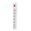 SURGE PROTECTOR ARMAC R8 3M 5X FRENCH OUTLETS 3X EUROPLUG OUTLETS GREY