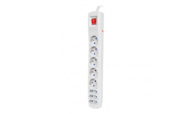 SURGE PROTECTOR ARMAC R8 3M 5X FRENCH OUTLETS 3X EUROPLUG OUTLETS GREY