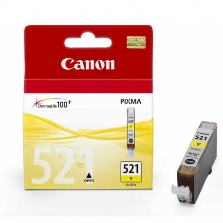 Canon ink cartridge CLI-521Y 9ml, yellow (2936B001)