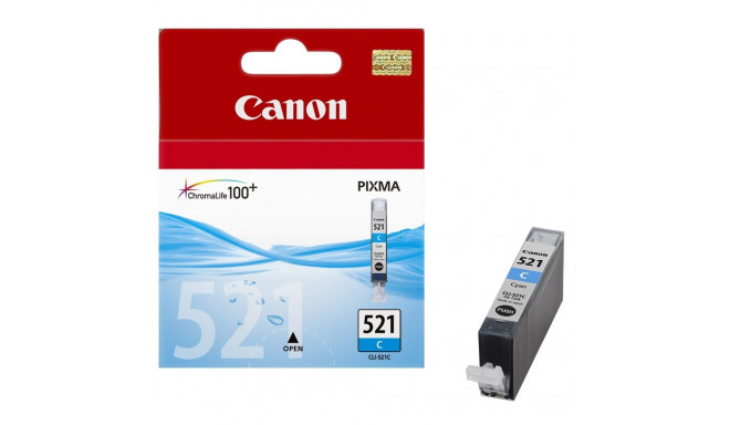 Canon tindikassett CLI-521C 9ml, tsüaan (2934B001)