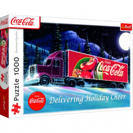 TREFL Puzzle Coca-Cola: Christmas Caravan, 1000 pcs