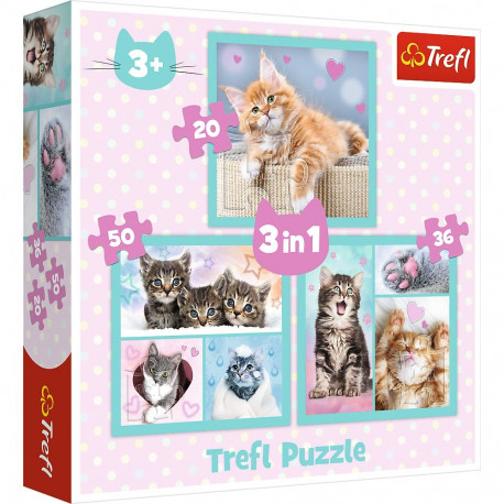TREFL Pusle komplekt Kassipojad, 3 tk