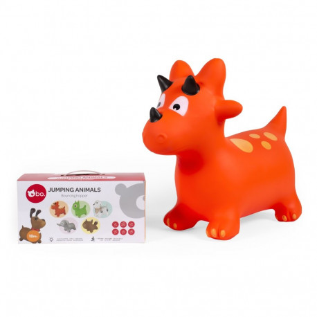 bo. Jumping Animal - Orange Dino