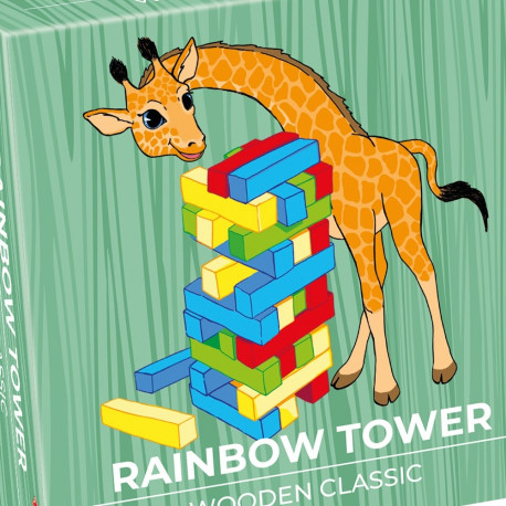 TACTIC Game Trendy Rainbow Tower
