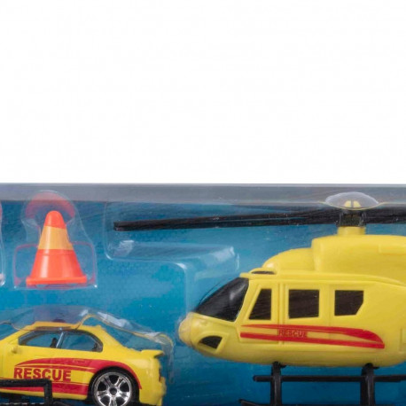 TEAMSTERZ Metallist helikopter ja meeskond, 26 cm