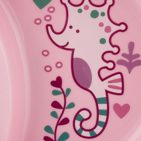 CHICCO taldrik Minu esimene 6M+ roosa