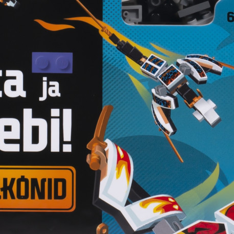 LEGO NINJAGO Tegevusraamat "Ehita ja kleebi! Draakonid" (eesti keeles)