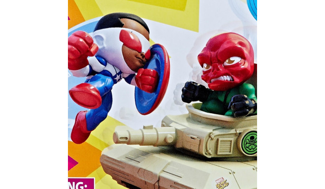 MARVEL Stunt Squad mängukomplekt Hero VS Villain