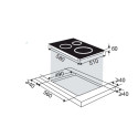 Built-in induction hob BPI364DPB