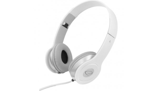 Stereo audio headphones techno EH145W, white