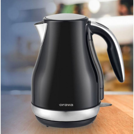 Water kettle, 1,7 l Orava, black