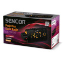 Clock radio Sencor, black/orange