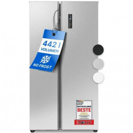 Side-by-side refrigerator Bomann