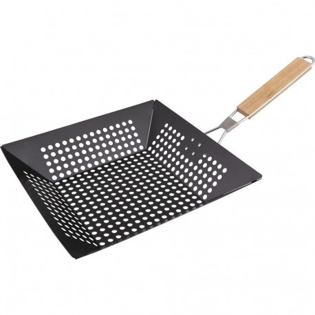 Grill pan with a folding handle- square Lamart