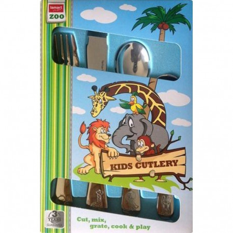 Söögiriistade 4-osaline komplekt Zoo Lamart LT5005