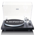 Recordplayer with built in amplifier and bluetooth plus external speakers Lenco, black