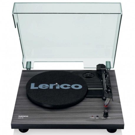 Turntable with built-in speakers Lenco, black