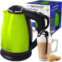 Electric kettle Victoria 1,8L stainless steel Esperanza, green