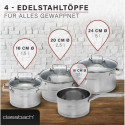 Cooking pot set, 7pcs. Classbach