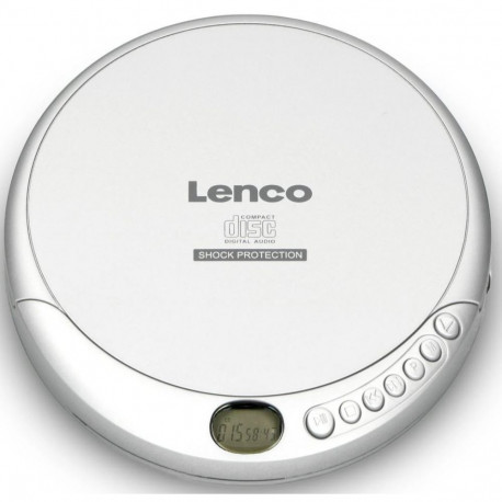 Portable cd-player with anti-shock Lenco, silver