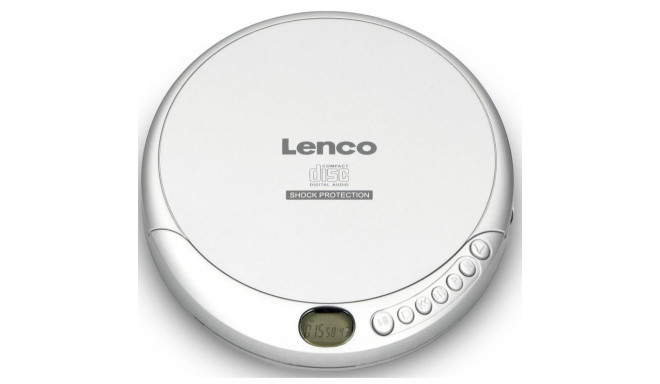 Portable cd-player with anti-shock Lenco, silver