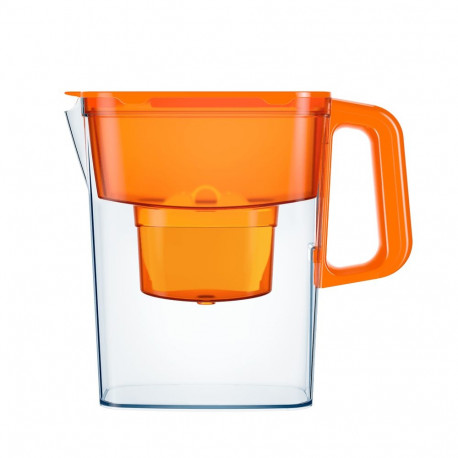 Water pitcher Aquaphor Compact with B25 cartridge (Orange, E)