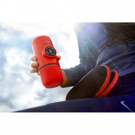 WACACO NANOPRESSO LAVA RED + CASE ground coffee maker