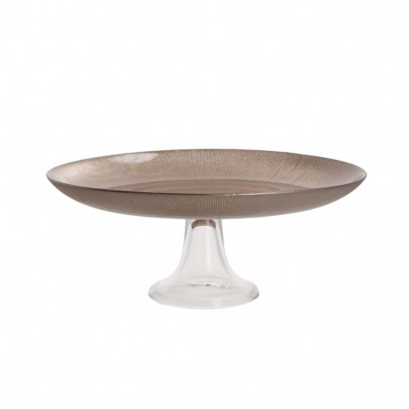 Glass platter CAKE PLATE D28cm