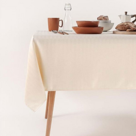 Tablecloth EASY CARE 135x220cm cream, 250g/m2