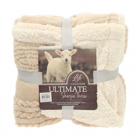 Plaid ULTIMATE XL 200x230cm, beige