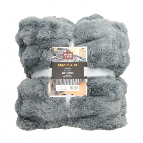 Plaid MIMOSA XL 200x230cm, grey