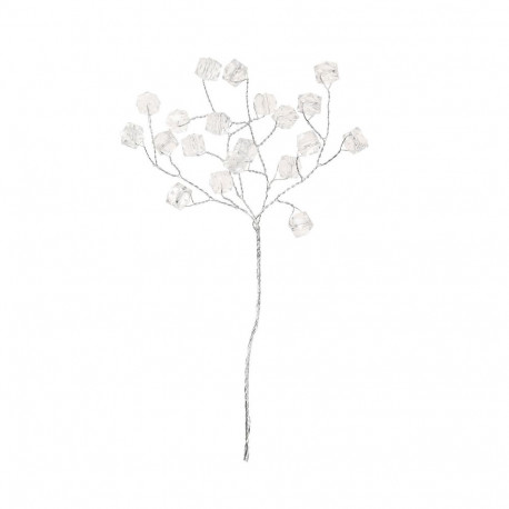 Artificial branch SHINE 16cm, round pearls