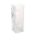 Vase ZANA 10x10xH30cm, clear glass Vase ZANA 10x10xH30cm, clear glass