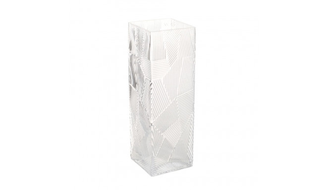Vase ZANA 10x10xH30cm, clear glass